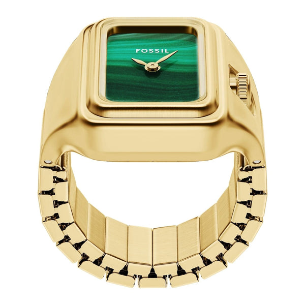Fossil watch in gold