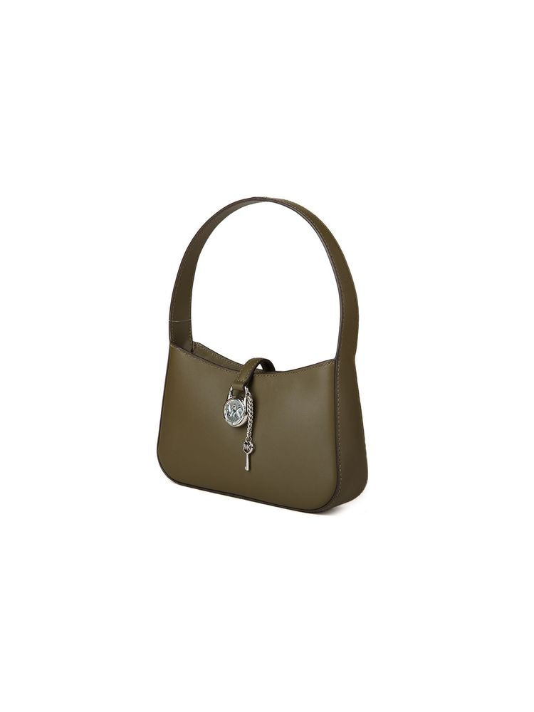 Michael Kors 100% Leather shoulder bag in olive