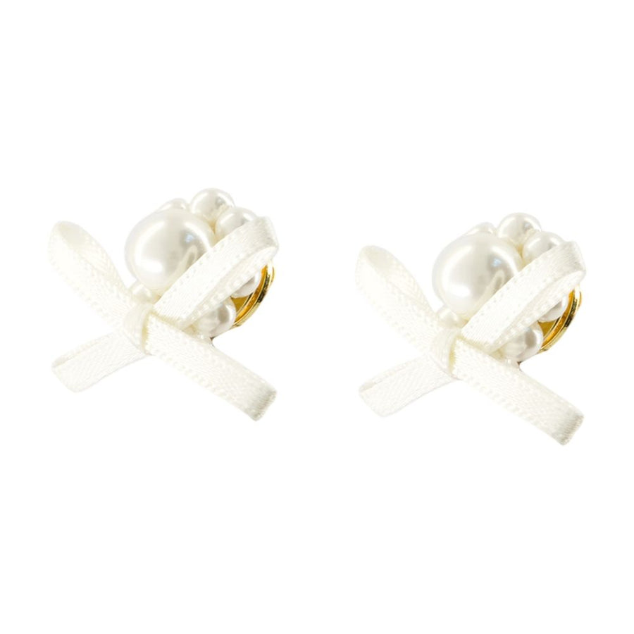 Simone Rocha synthetic earrings in white