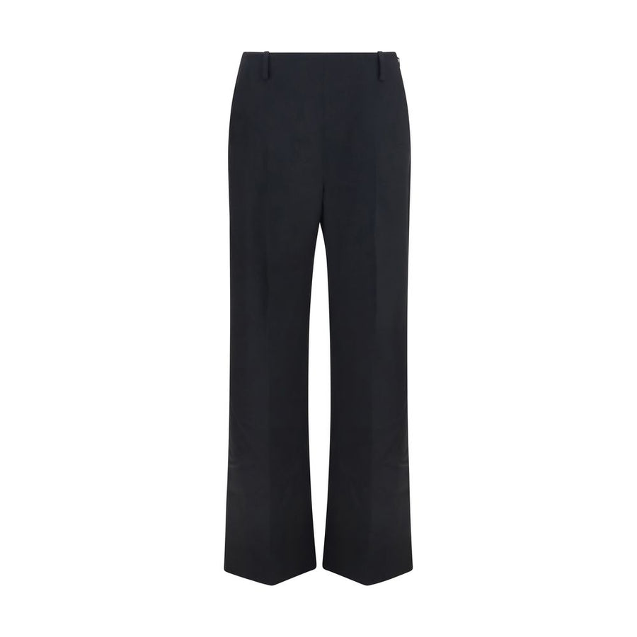 Khaite 59% Polyester trousers in black