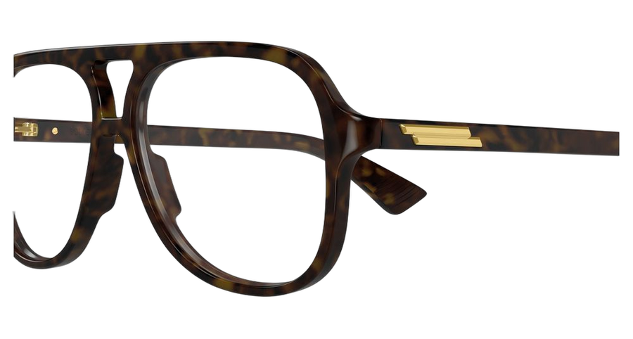 Bottega Veneta BV1417O Recycled Acetate eyeglasses in havana