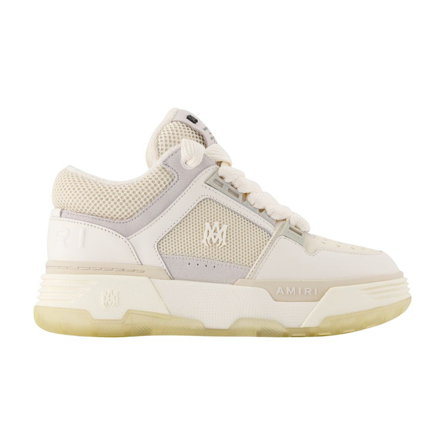 Amiri Calfskin leather sneakers in white