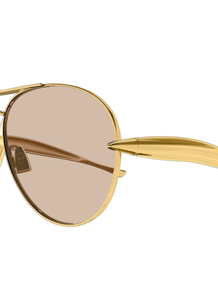 Bottega Veneta BV1305S 100% Metal (Other) sunglasses in gold