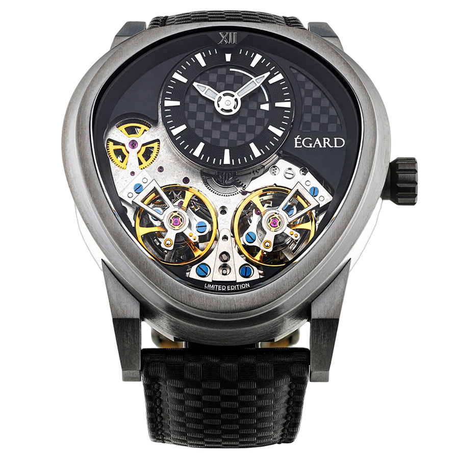 Egard Stainless steel case watch in black