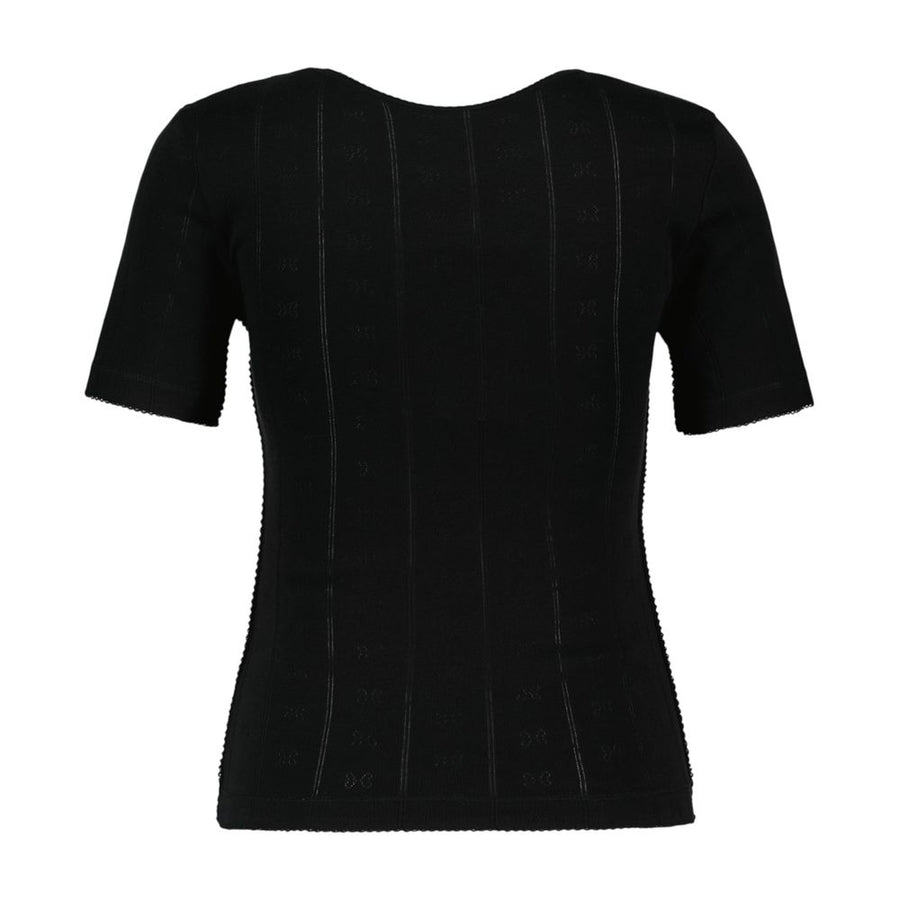 Ganni Cotton t-shirt in black