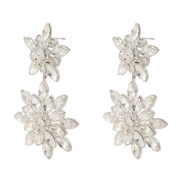 Self-Portrait earrings in silver