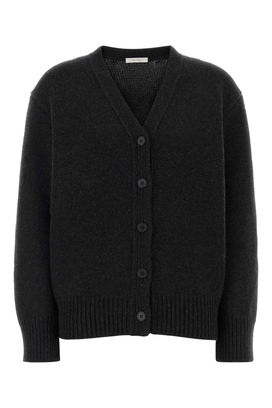 Slate Stretch Cashmere Blend Pranavi Cardigan Charcoalmelange Maglie
