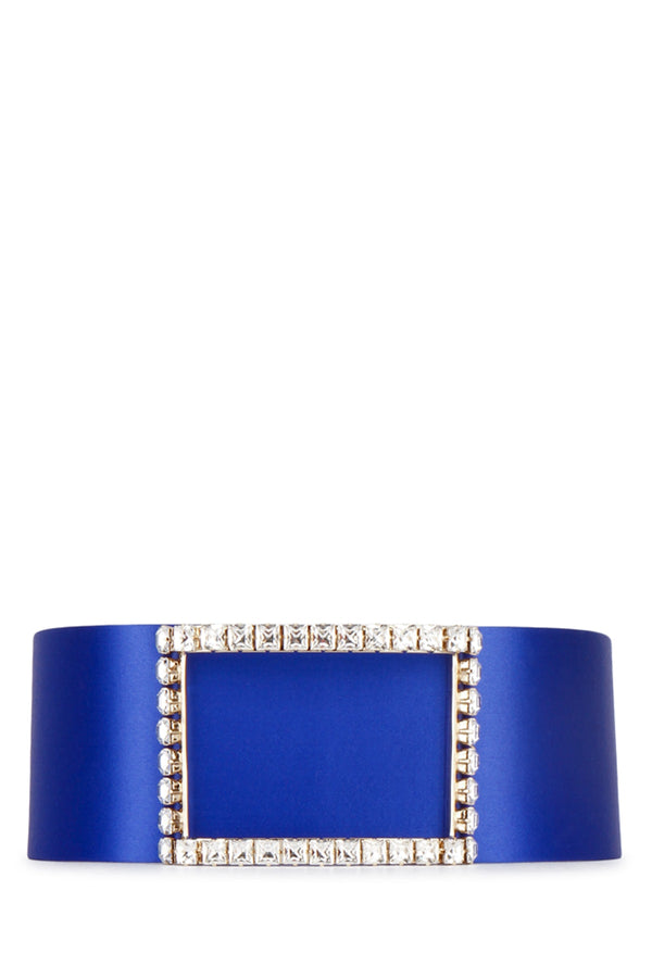 Roger Vivier Satin belt in blue