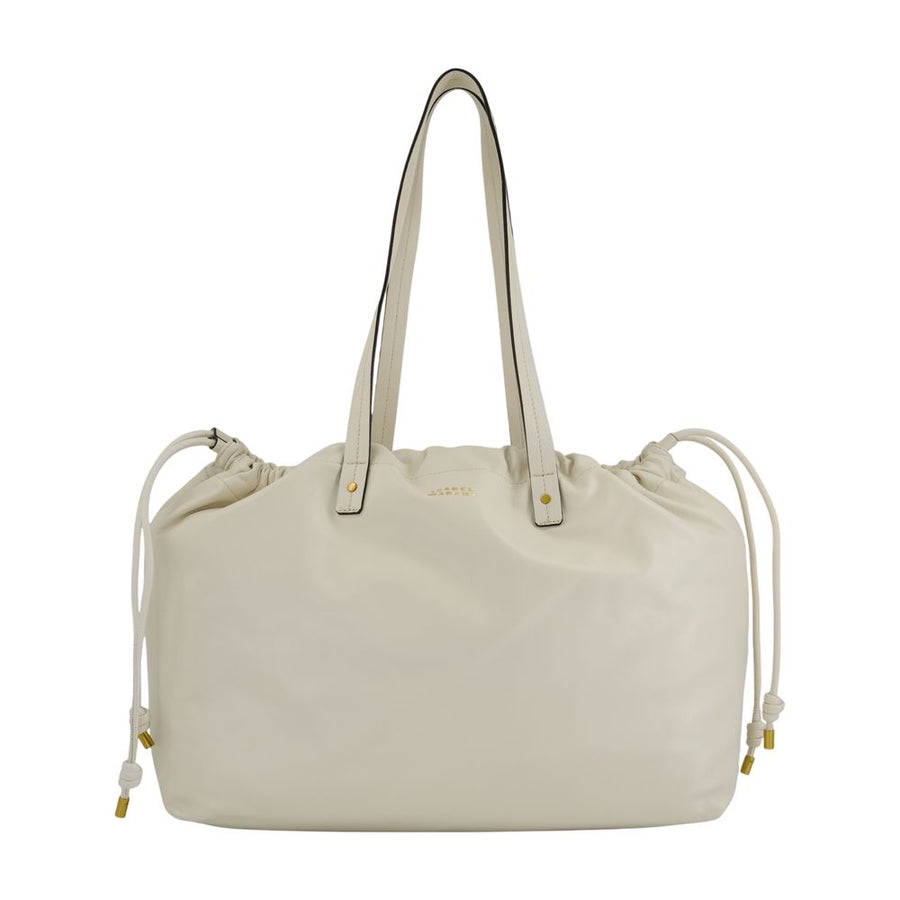 Isabel Marant lambskin shoulder bag in white