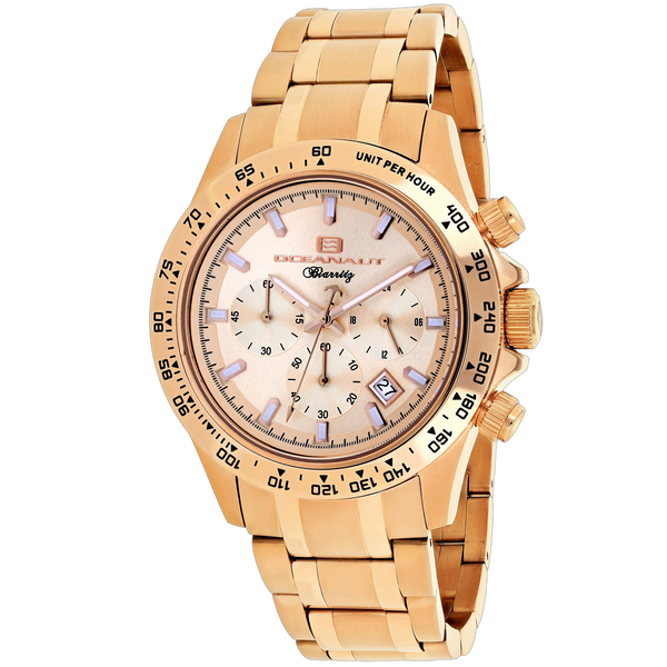 Oceanaut Stainless steel case watch in rose gold