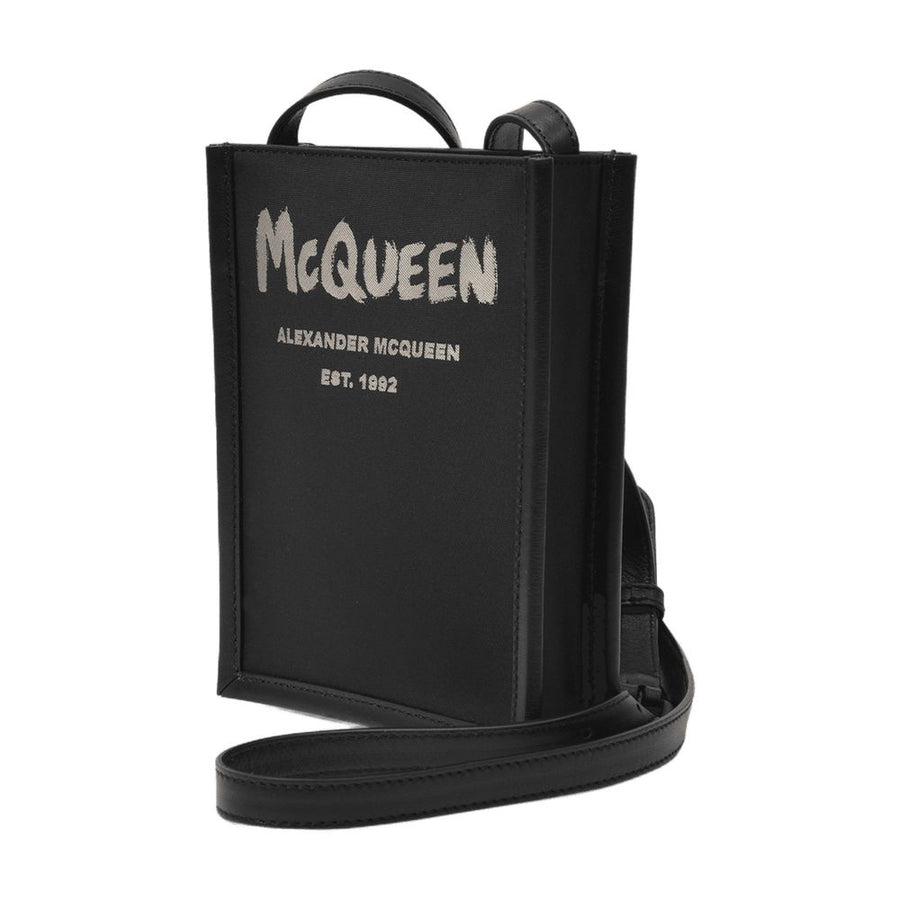 Alexander McQueen Leather crossbody bag in black