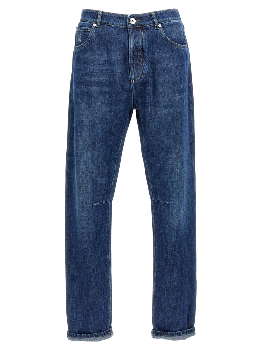 Brunello Cucinelli 100% Cotton jeans in blue