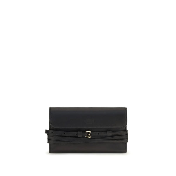 Moschino 70% Goatskin/Hircus Goatskin wallet in black