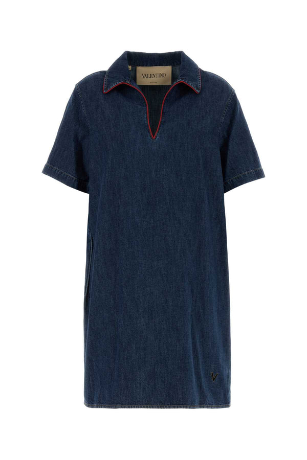 Valentino Garavani Denim 100% Cotton dress in navy