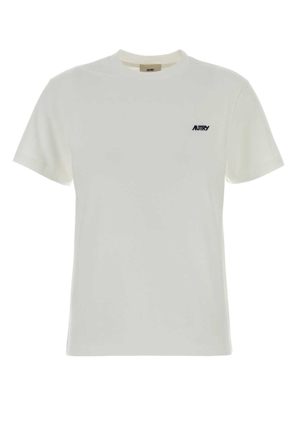 White Cotton T-Shirt Cottonwhite Exterior