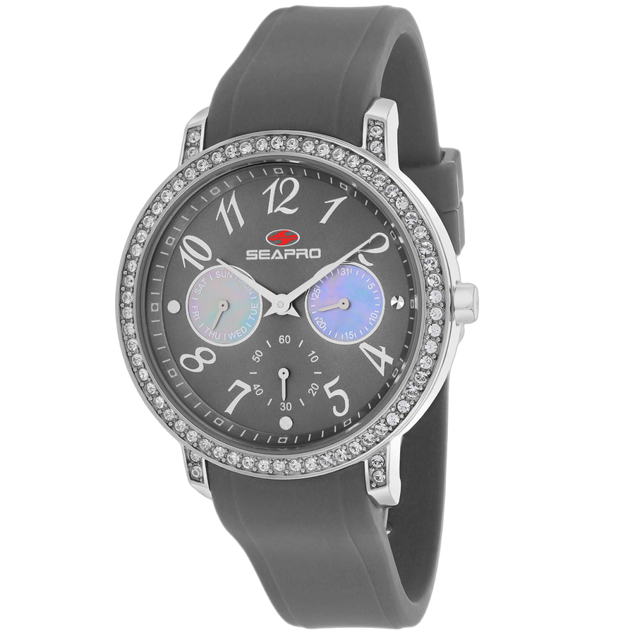 Seapro Stainless steel case watch in gray