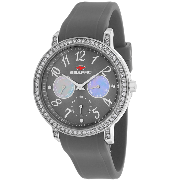 Seapro Stainless steel case watch in gray
