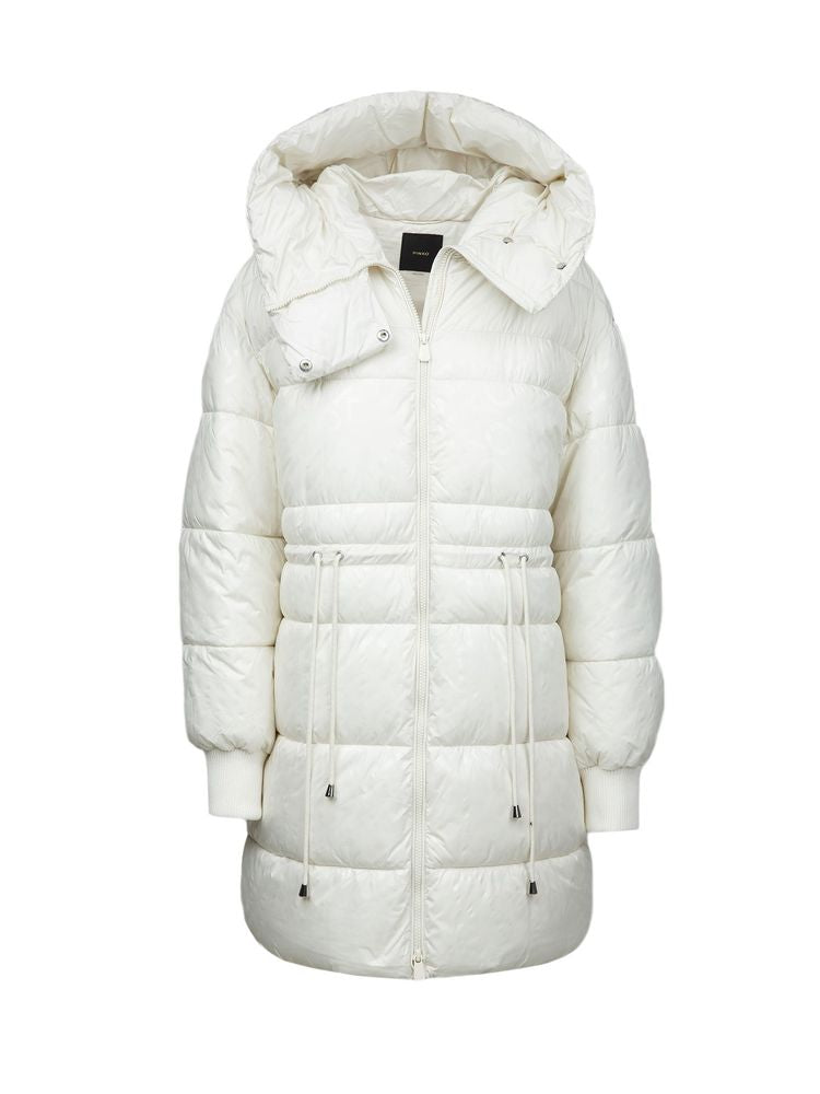 Pinko 100% Polyester down jacket in beige