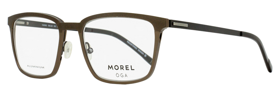 Morel Oga Arvika Eyeglasses 10205o Mg12 Brown-Black 56mm Brown/black Aluminum/plastic (acetate)