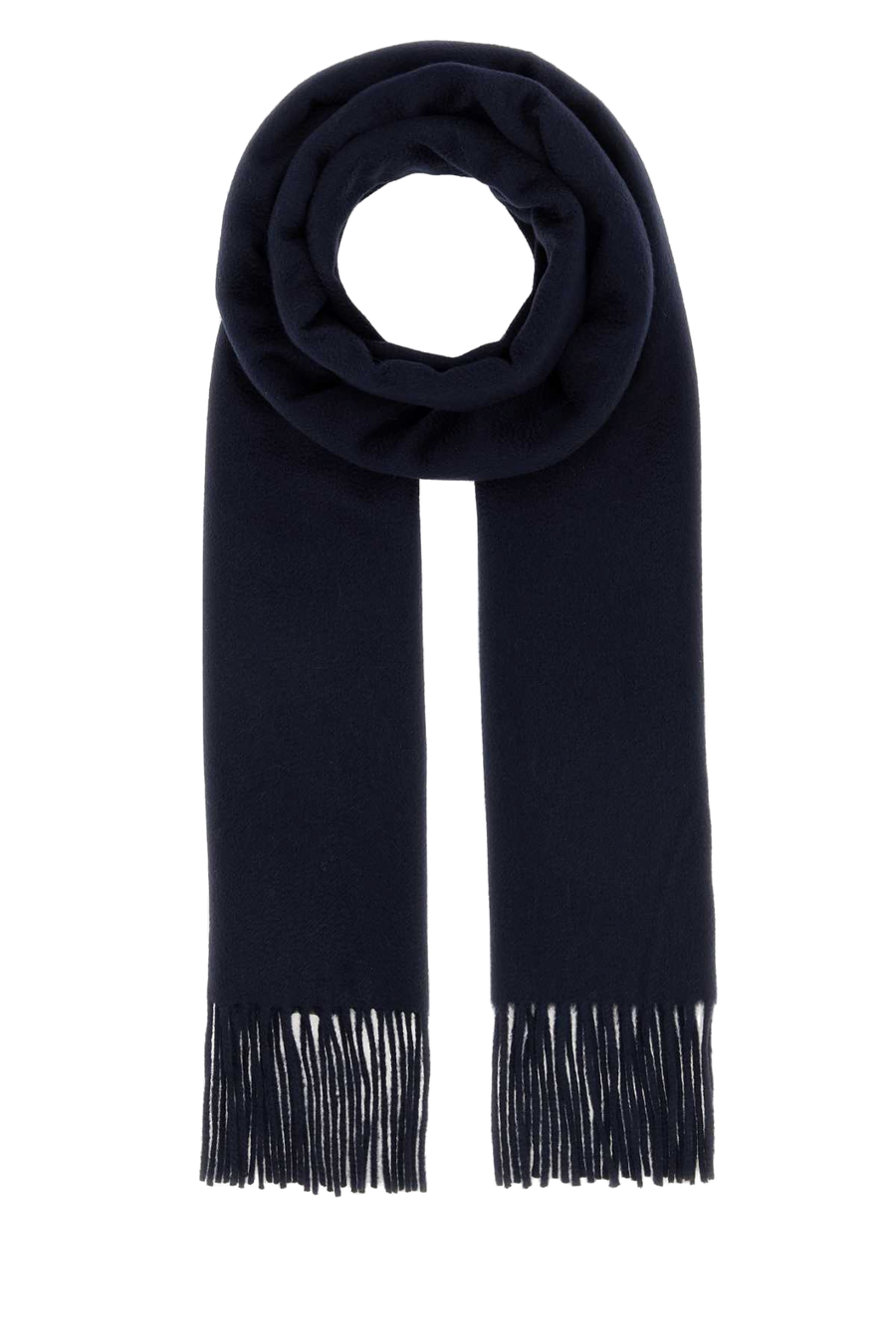 Max Mara 100% Cashmere scarf in navy