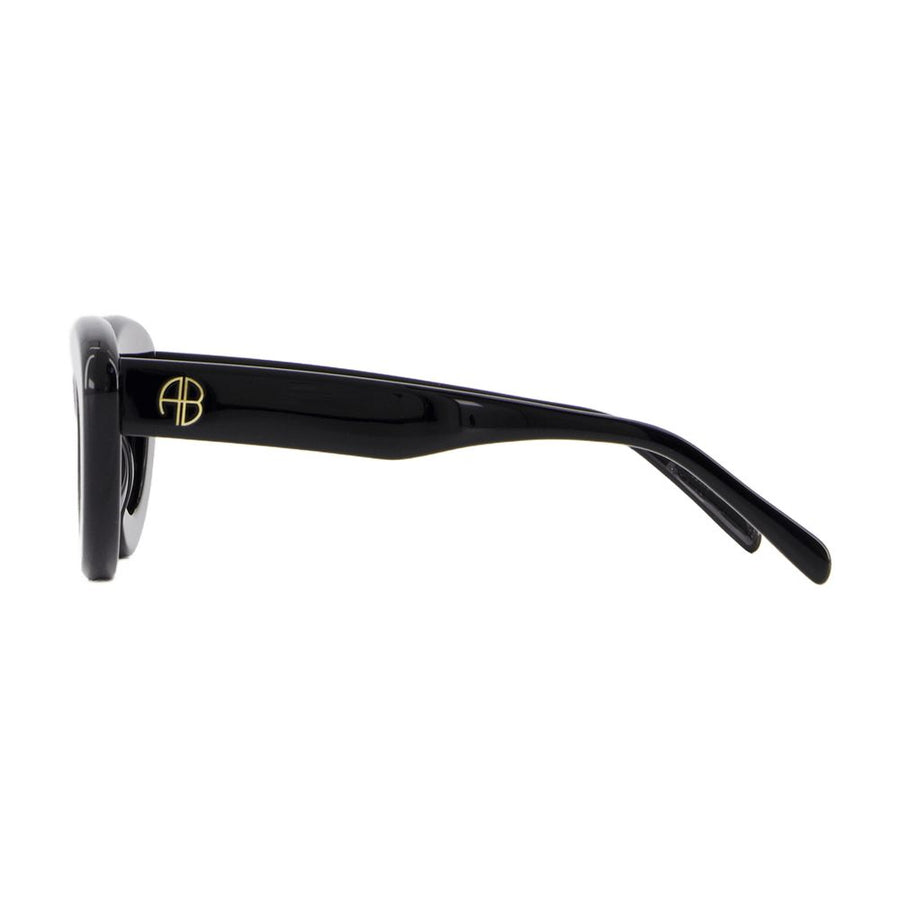 Anine Bing A-12-10604-BLK1 acetate sunglasses in black