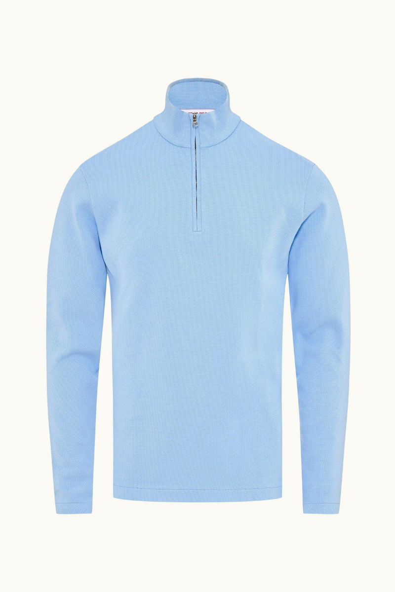 Orlebar Brown 69% Recycled Polyester sweatshirt in blue