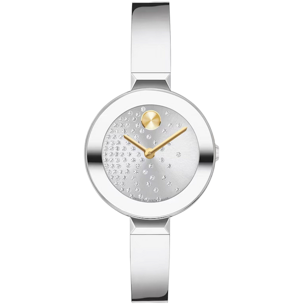 Movado Stainless steel case watch in silver