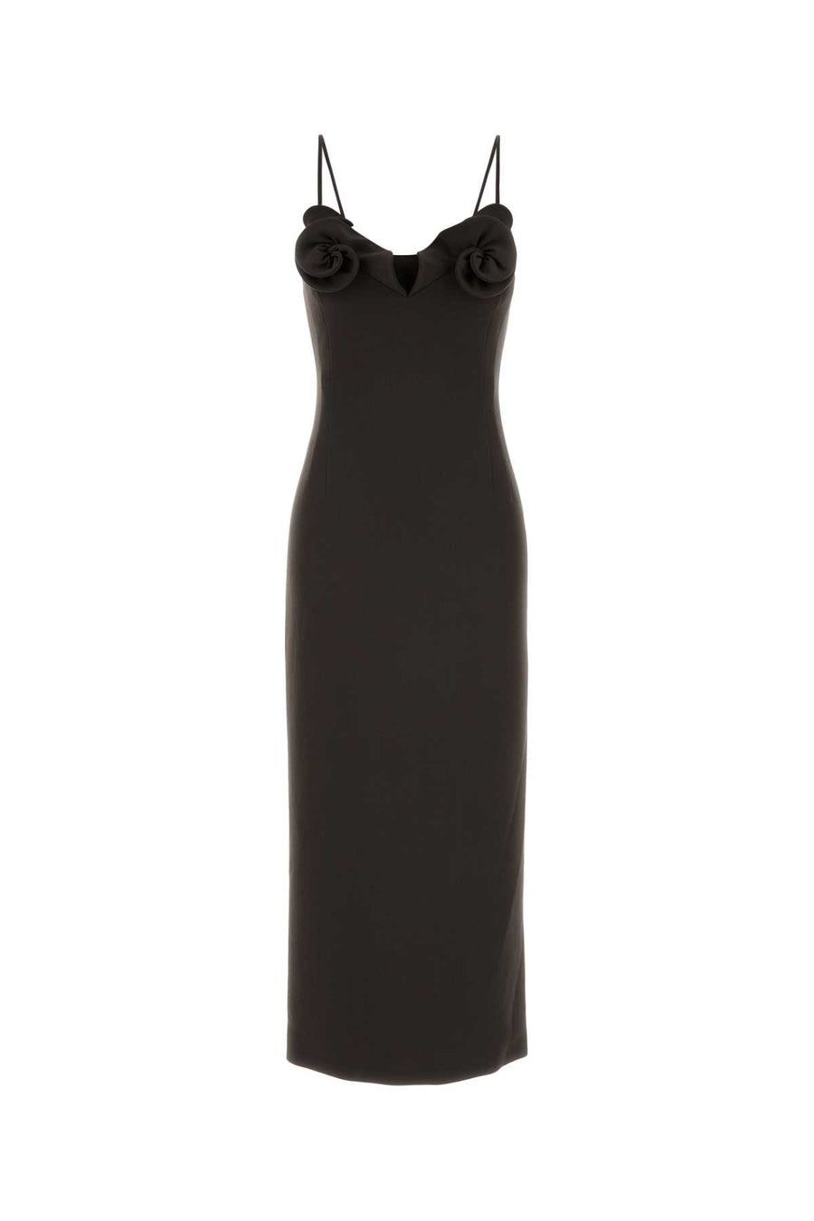 Chocolate Stretch Wool Dress Brown Abiti