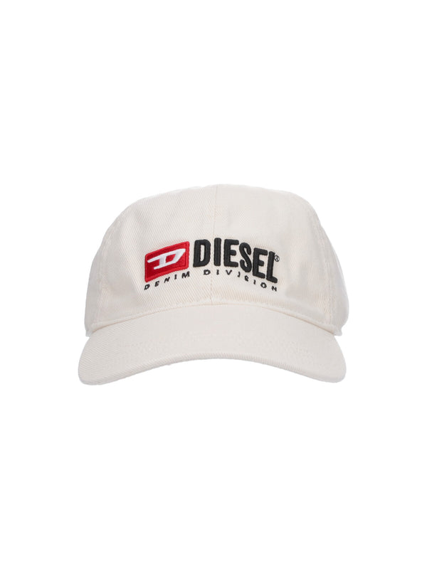 Diesel A11356 100% Cotton baseball cap in white