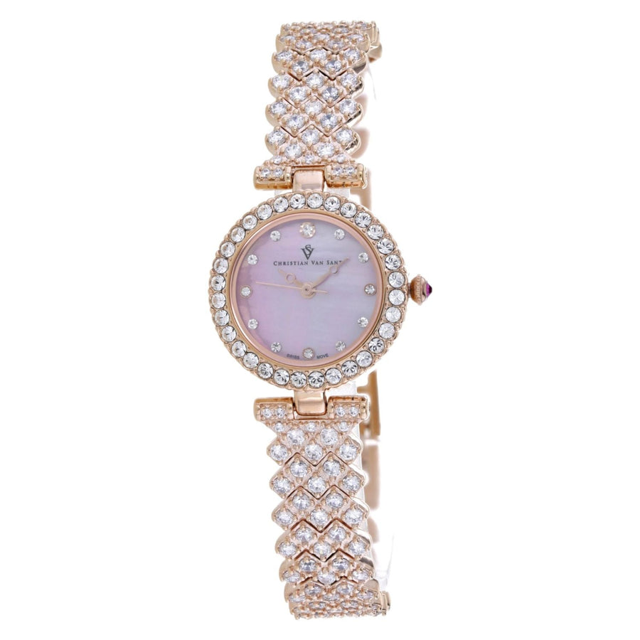 Christian Van Sant Stainless steel case watch in rose gold