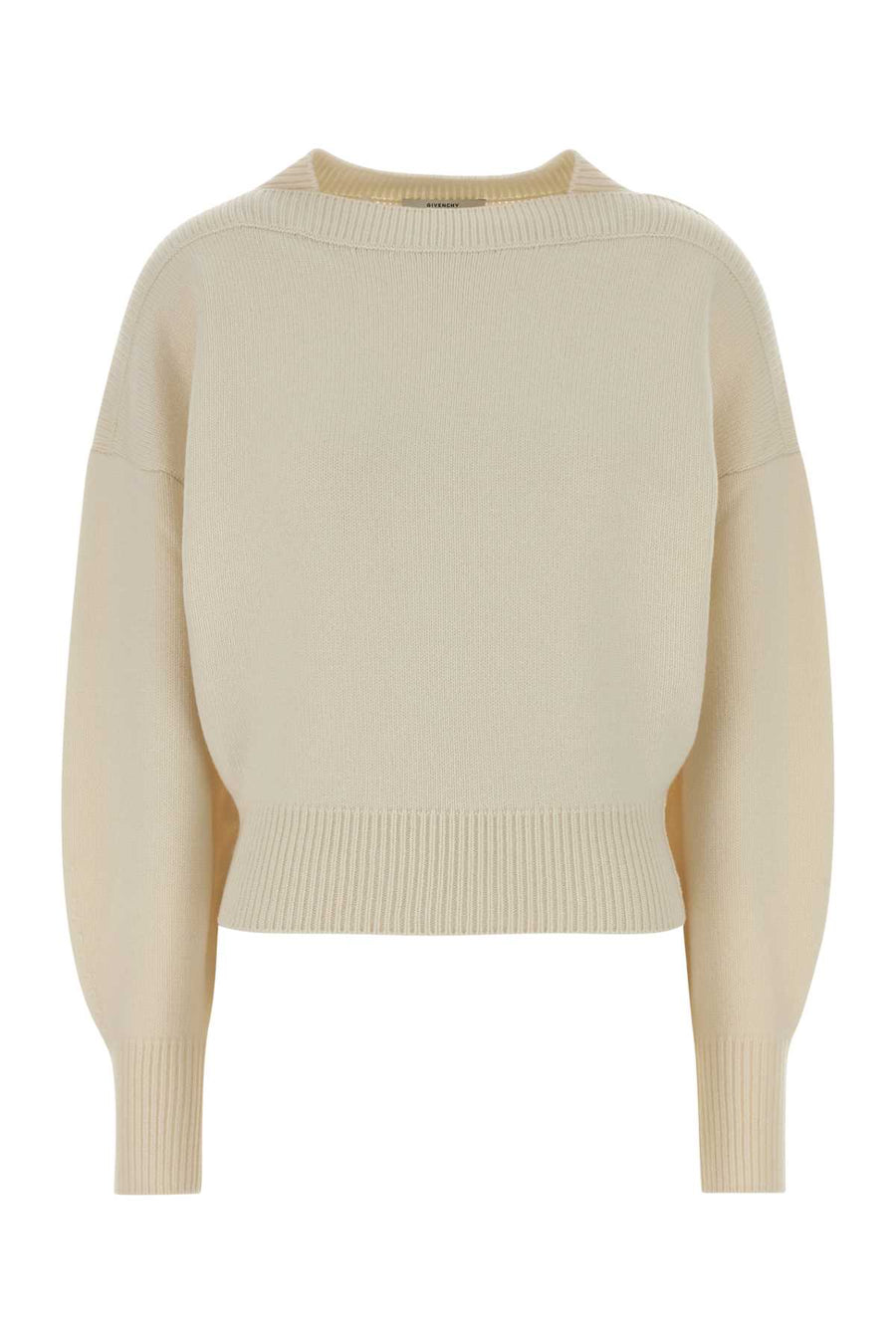 Ivory Wool Sweater Exterior: Giacche E Gilet