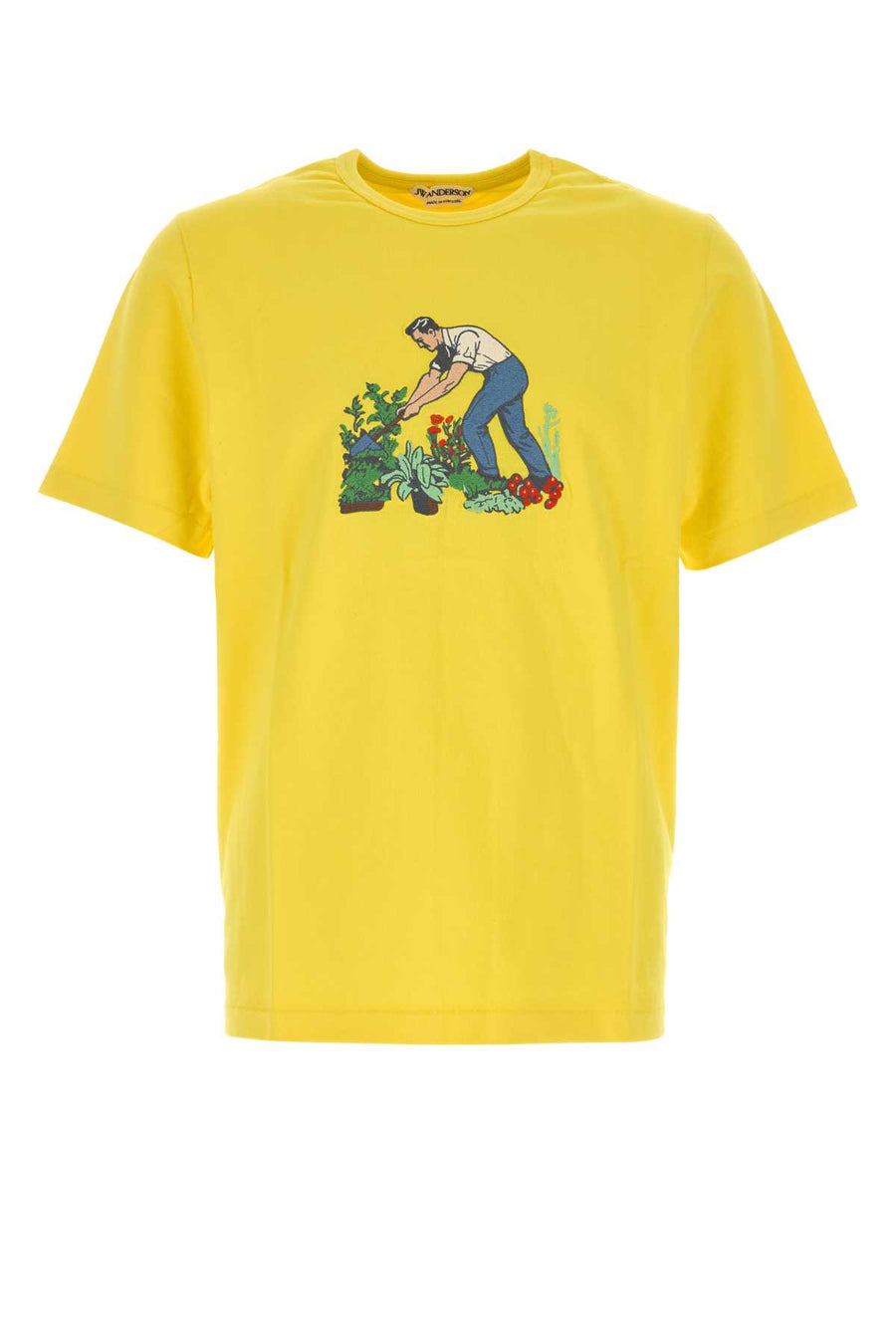 Yellow Cotton T-Shirt Lemon Exterior