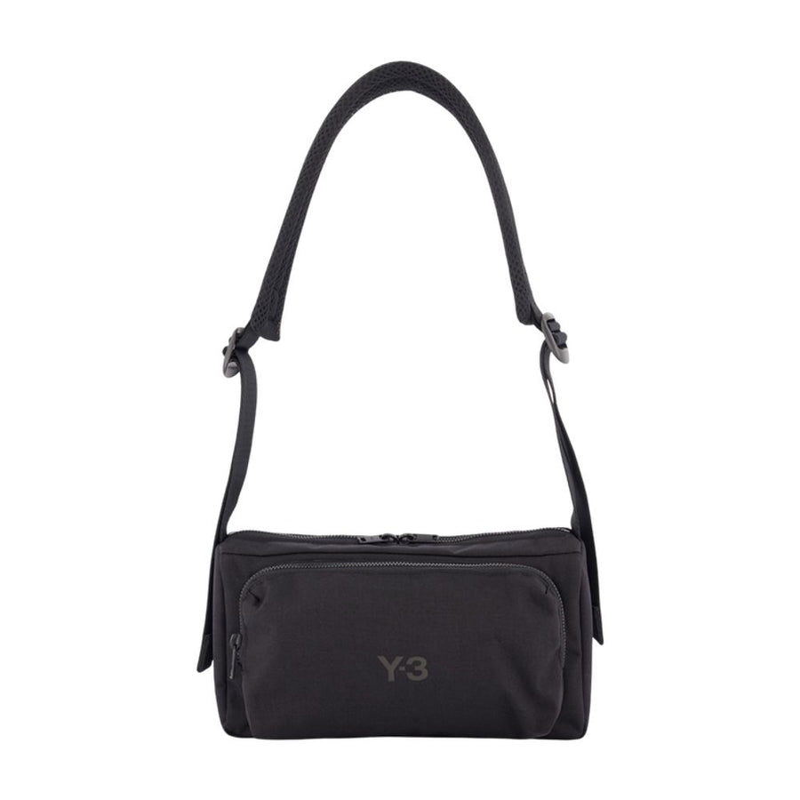 Y-3 Synthetic crossbody bag in black