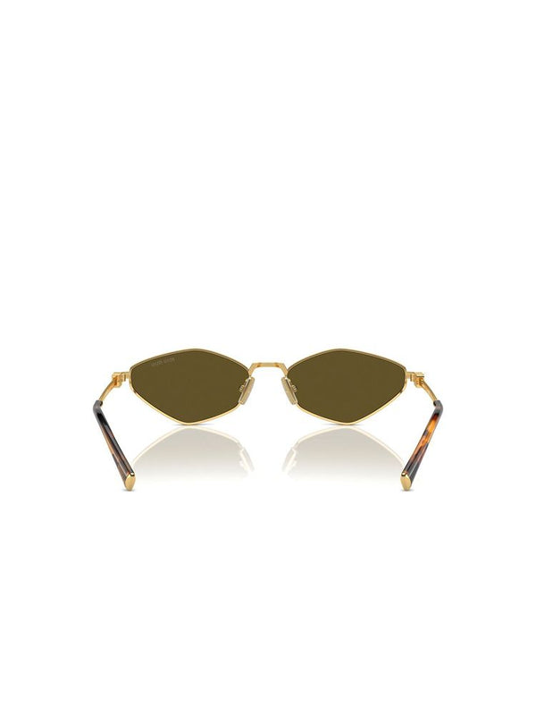 Miu Miu Sole sunglasses in gold
