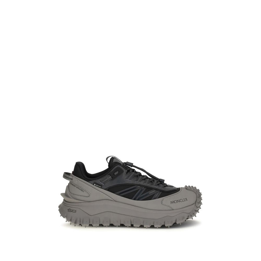 Moncler 100% Calf Leather Bos Taurus sneaker in gray