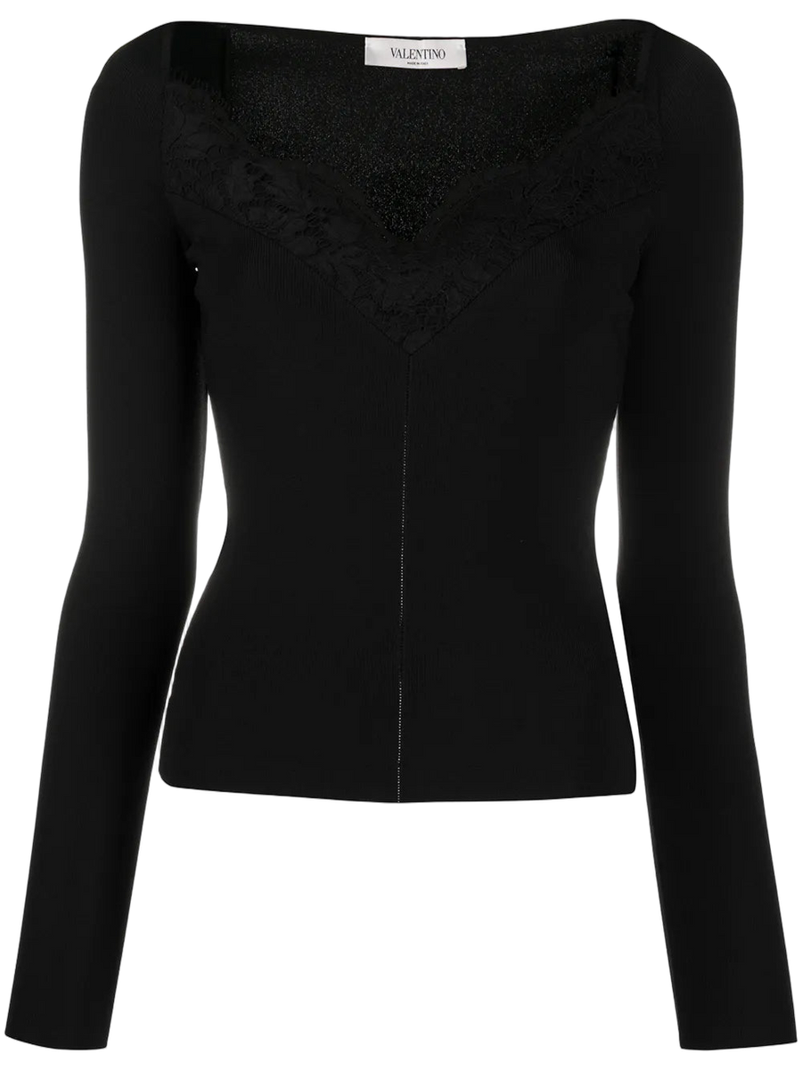 Valentino blouse in black