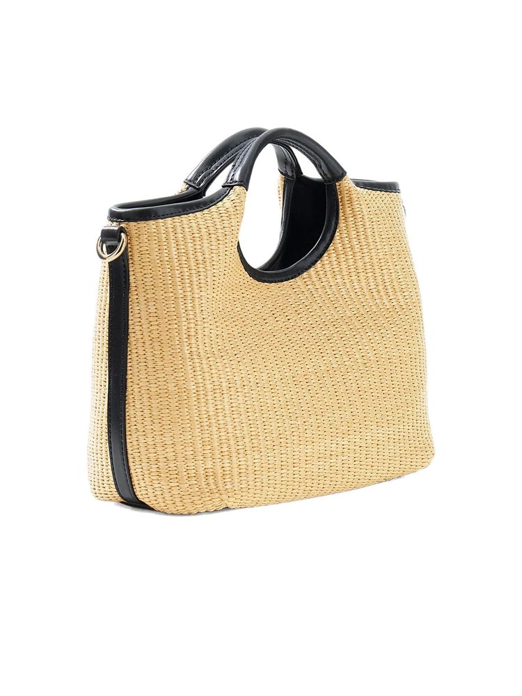 Guess 52% Polypropylene top handle bag in beige