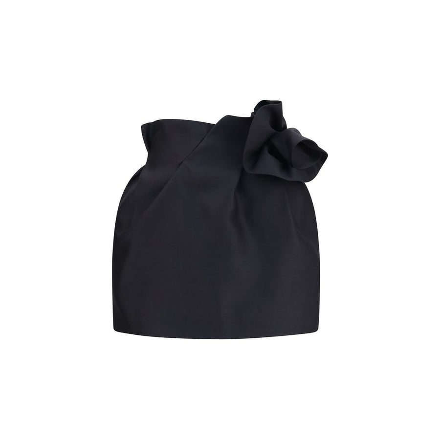 Magda Butrym 59% Merino Wool Ovis Aries skirt in black