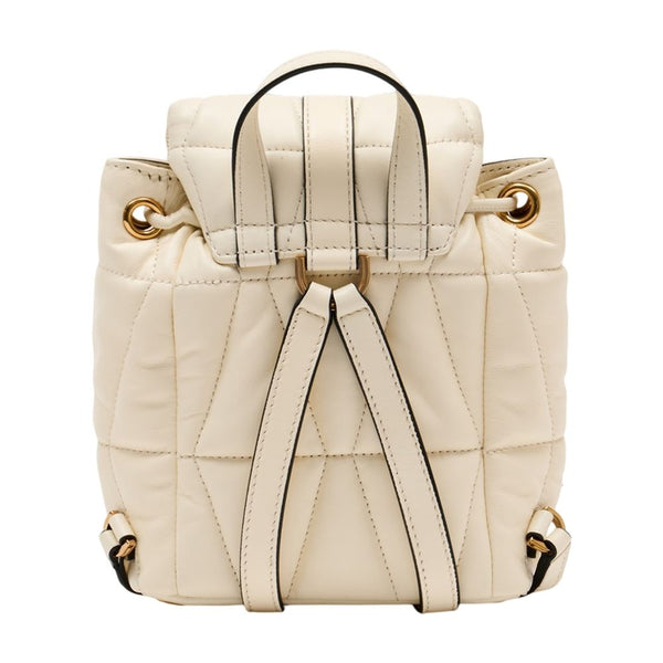 Versace Lambskin backpack in white