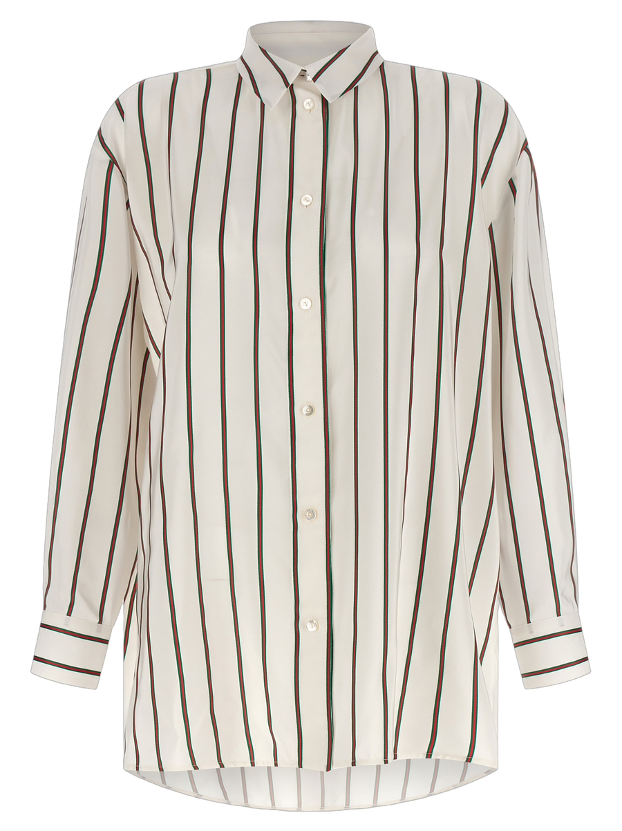 Gucci 100% Silk blouse in white