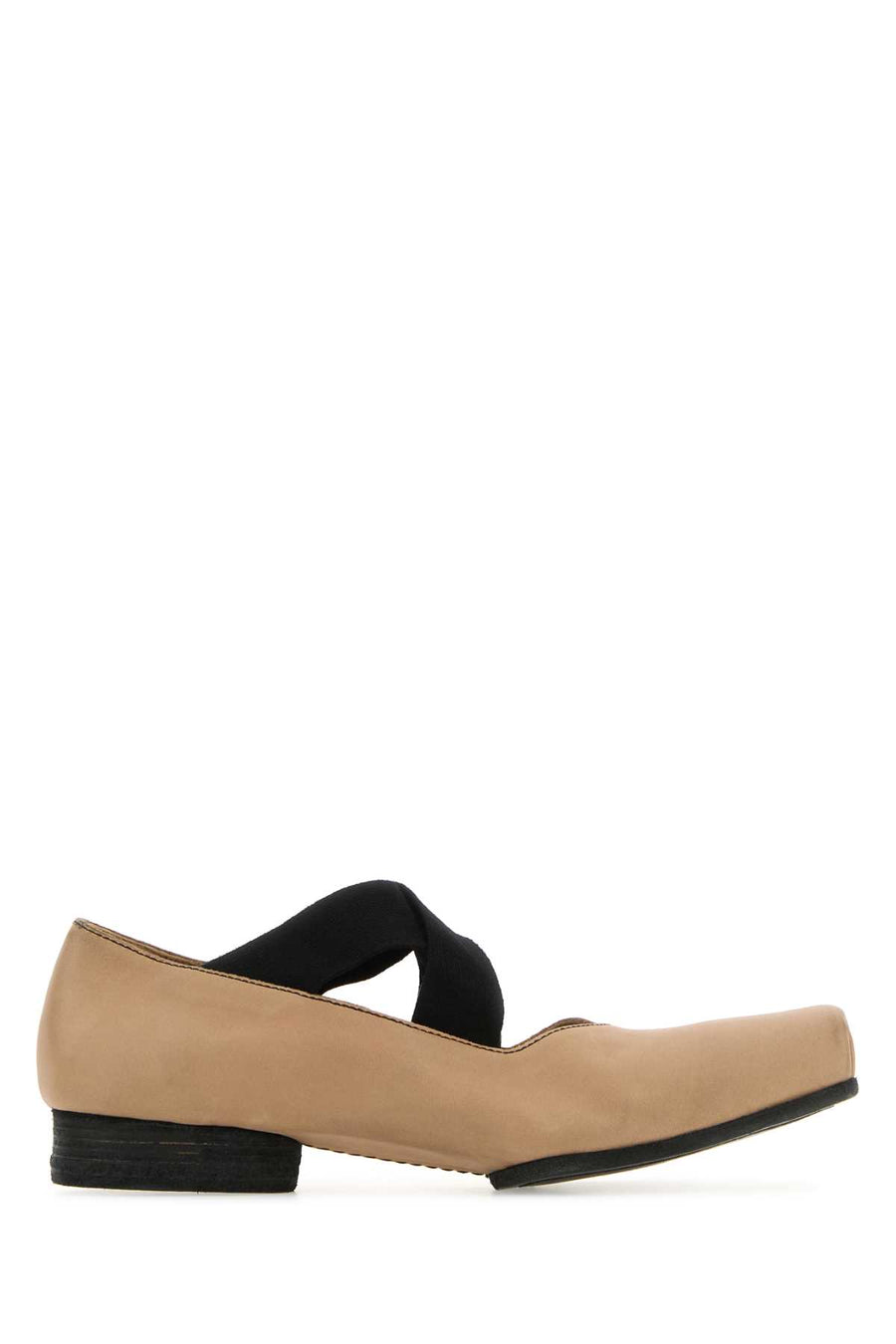 Antiqued Pink Leather Ballerinas Uw059 Ballerine