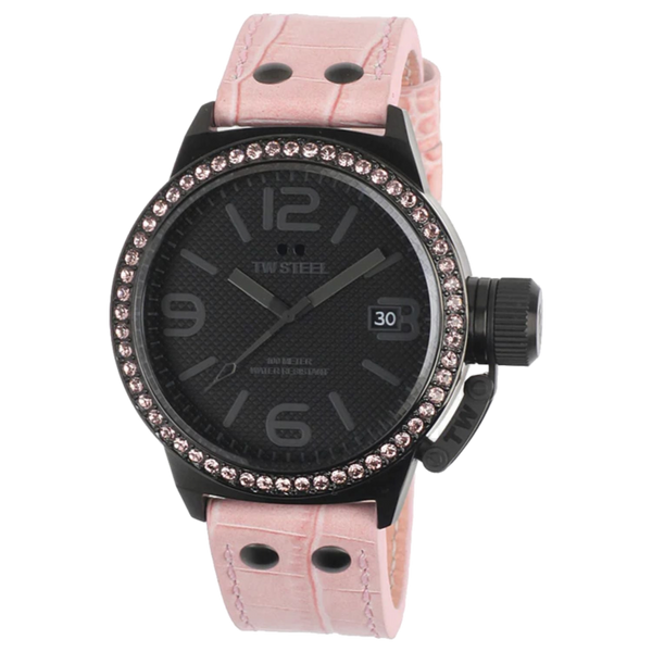 Tw Steel Stainless steel case watch in black