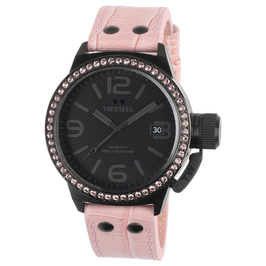 Tw Steel Stainless steel case watch in black