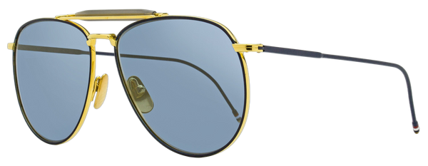 Thom Browne TB015LTD Metal sunglasses in gold