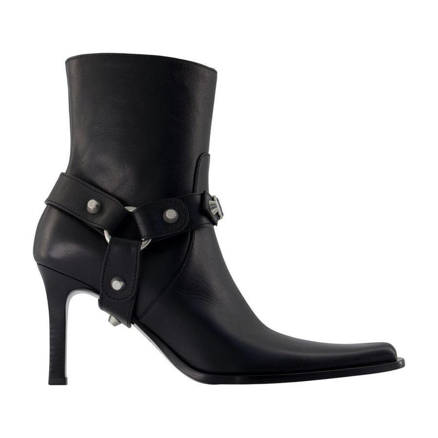 Balenciaga calfskin ankle boot in black