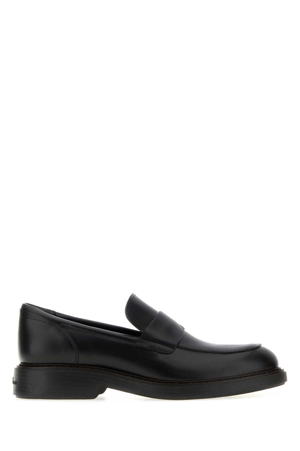 Black Leather H704 Loafers Nero Sneaker