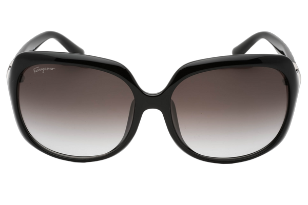 Ferragamo SF739SA injected propionate frame sunglasses in black