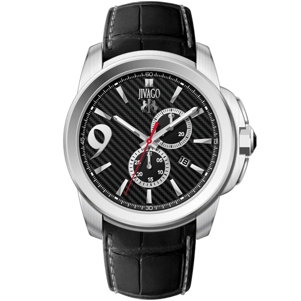 Jivago Stainless steel case watch in black