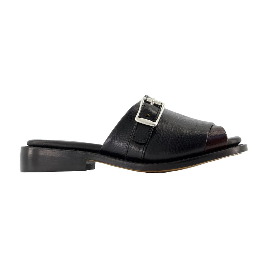 Our Legacy Calfskin flat in black
