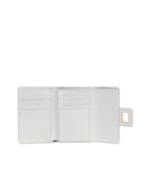 Furla 100% Ovis aries aries leather; lining 100% viscose wallet in white